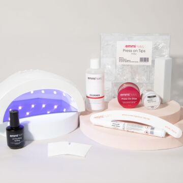 Emmi-Nail Press-On Starter-Set + gel de couleur