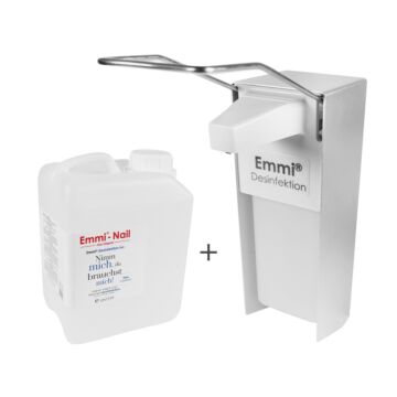 Distributeur de désinfectant Emmi-Nail + 2,5L de désinfectant