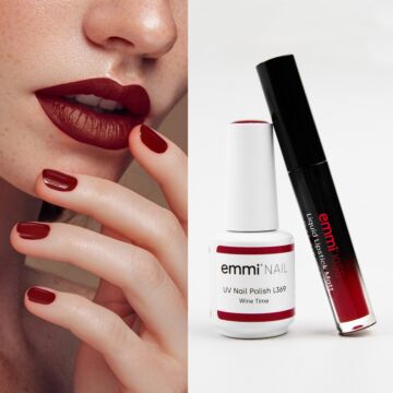 Shellac + rouge à lèvres "Emmi Red