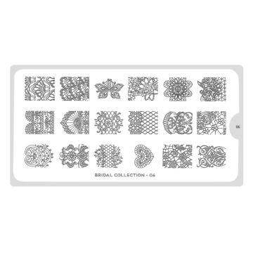 MoYou-London Stamping Pochoir Bridal 06