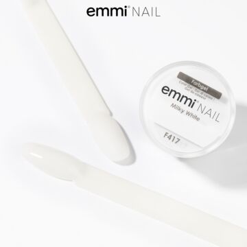 Emmi-Nail Gel de couleur blanc laiteux 5ml -F417-