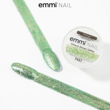 Emmi-Nail Gel paillettes Grinch Green Glitter -F437-