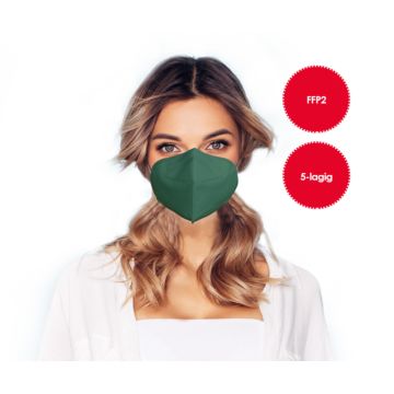Masque de protection respiratoire FFP2 vert foncé *1 pc
