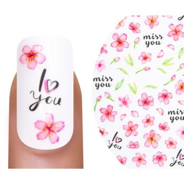 Emmi-Nail 3D Art Nail Sticker Fleur romantique