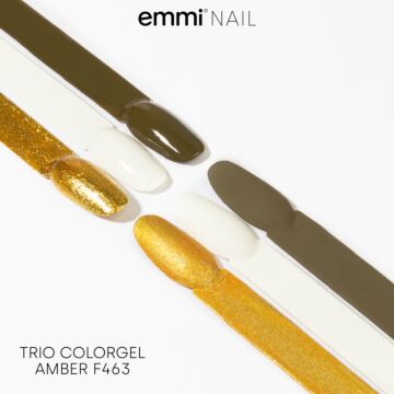 Emmi-Nail Creamy-ColorGel Mini Set 3 pièces "Amber" -F463-