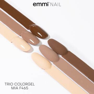 Emmi-Nail Creamy-ColorGel Mini Set 3 pièces "Mia" -F465-