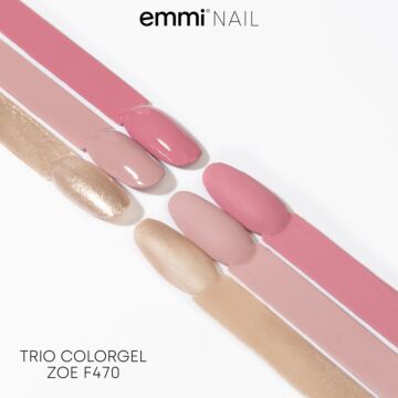 Emmi-Nail Creamy-ColorGel Mini Set 3 pièces "Zoe" -F470-