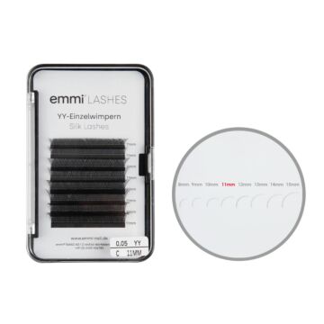 Emmi®-Lashes Silk Lashes Cils uniques C-Curl 0,07mm