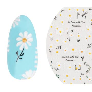 Emmi-Nail 5D Art Nail Sticker Pâquerettes