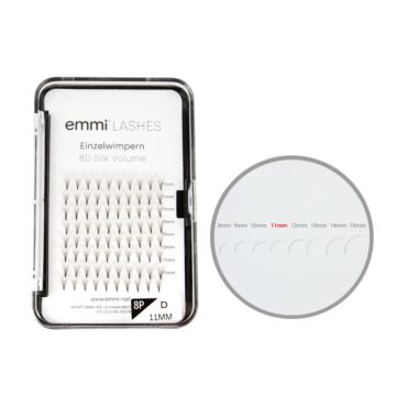 Emmi®-Lashes Silk VOLUME- Lashes Cils uniques 11mm 8D 0.05mm