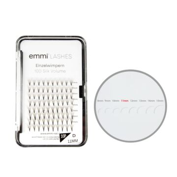 Emmi®-Lashes Silk VOLUME- Lashes Cils uniques 11mm 10D 0.05mm