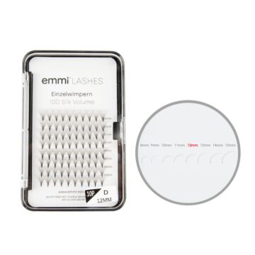 Emmi®-Lashes Silk VOLUME- Lashes Cils uniques 12mm 10D 0.05mm