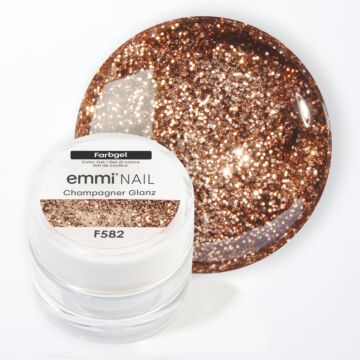Emmi-Nail Gel de couleur Champagne brillant 5ml -F582-