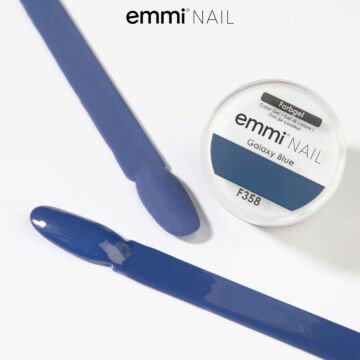 Emmi-Nail Gel de couleur Galaxy Blue 5ml -F358-
