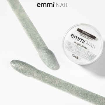 Emmi-Nail Gel pailleté Magic Silver 5ml -F365-
