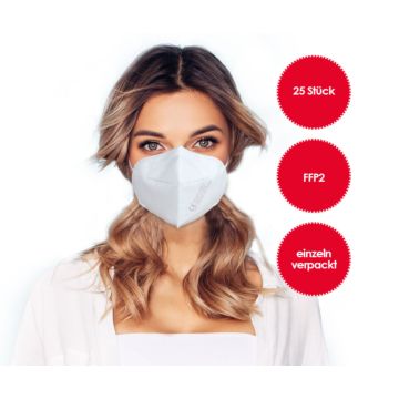 Masque respiratoire FFP2 25 pièces *blanc*