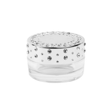 Pot 15ml avec strass argent