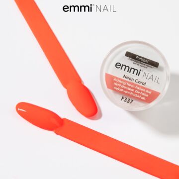 Emmi-Nail Gel de couleur Neon Coral 5ml -F337-