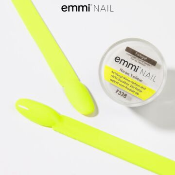 Emmi-Nail Gel de couleur jaune fluo 5ml -F338-