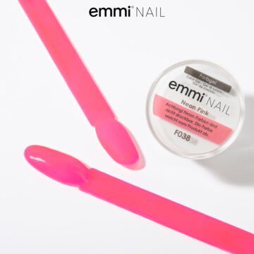 Emmi-Nail Gel de couleur rose fluo 5ml -F038-
