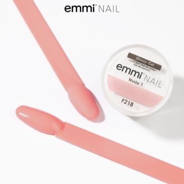 Emmi-Nail Gel glossy Nude 1 5ml -F218-