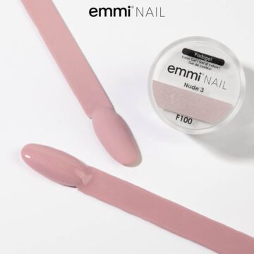 Emmi-Nail Gel de couleur Nude 3, 5ml -F100-