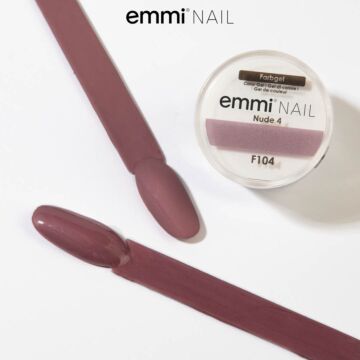 Emmi-Nail Gel de couleur Nude 4, 5ml -F104-