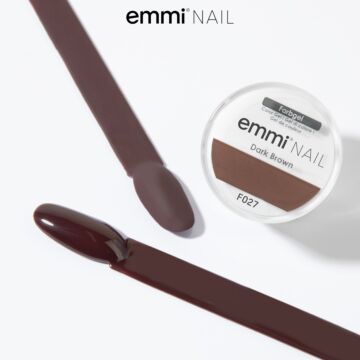 Emmi-Nail Gel de couleur Marron foncé 5ml -F027-