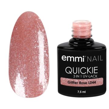 Emmi-Nail Quickie Paillettes Rose 3in1 -L044-