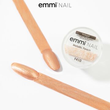 Emmi-Nail Gel de couleur Pêche métallisé -F410-
