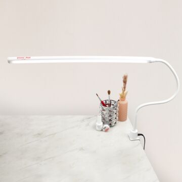 Lampe pour poste de travail Flexi LED 2.0 - blanc