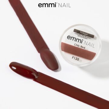 Emmi-Nail Gel de couleur Chic Red 5ml -F135-