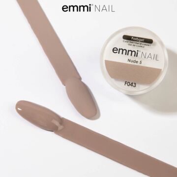Emmi-Nail Gel de couleur Nude 5, 5ml -F043-