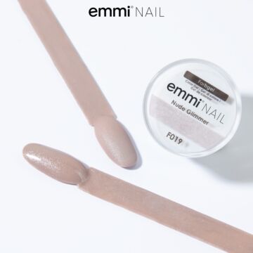 Emmi-Nail Gel de couleur Nude glimmer 5ml -F019-