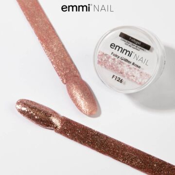 Emmi-Nail Gel de couleur Fairy Glitter Rose 5ml -F126-