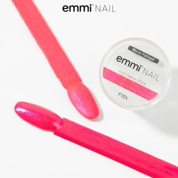 Emmi-Nail Gel de couleur rose néon chaud 5ml -F134-