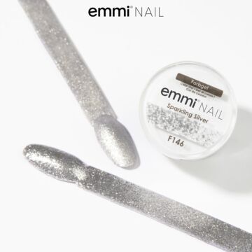 Emmi-Nail Gel de couleur Sparkling Silver 5ml -F146-