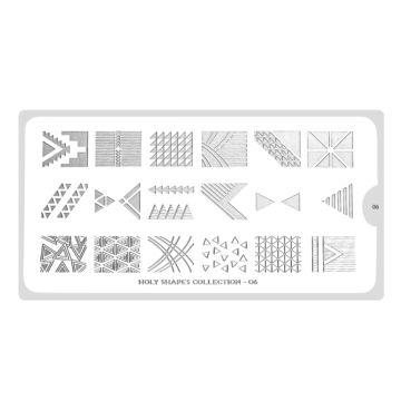 MoYou-London Stamping pochoir Holy Shapes 06