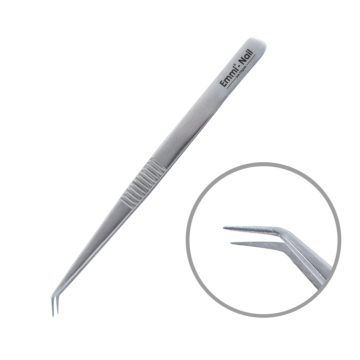 Lash Tweezer courbé Logo Emmi-Nail