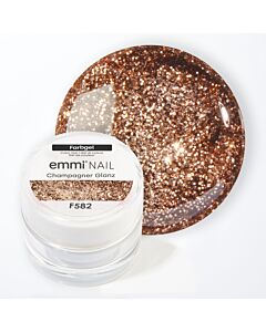 Emmi-Nail Gel de couleur Champagne brillant 5ml -F582-