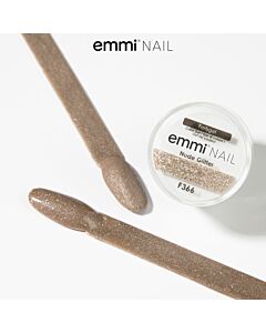 Emmi-Nail Gel de couleur Nude Glitter 5ml -F366-