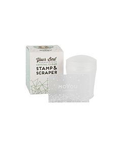 MoYou-London Crystal Clear Stamper et Scraper