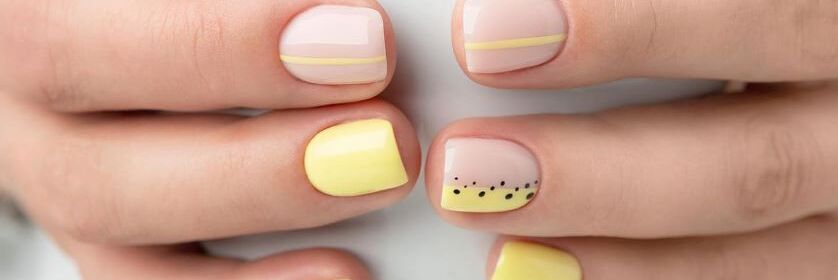 oreanisches minimalistisches Nageldesign